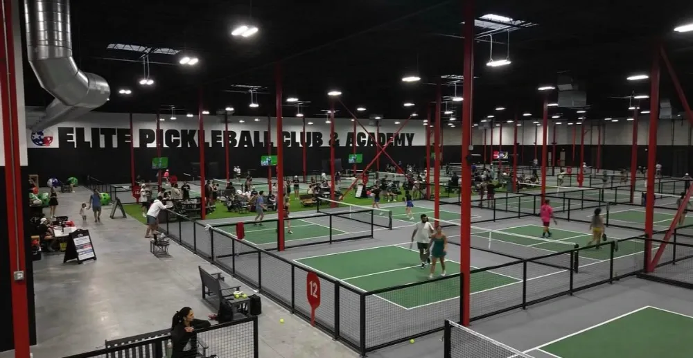 Elite Pickleball Club indoor facility
